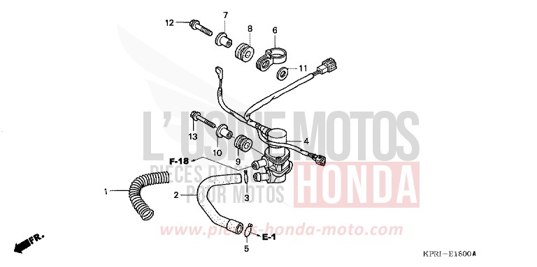 VALVE SOLENOIDE de SH150 CYCLON BLUE METALLIC (PB221) 2001