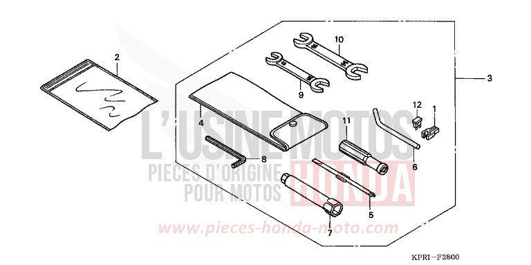OUTILS de SH150 FORCE SILVER METALLIC (NH411) 2004