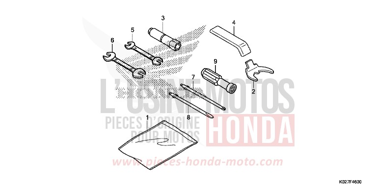 OUTILS de SH150i M00NDUST SILVER METALLIC (NHB29) 2014