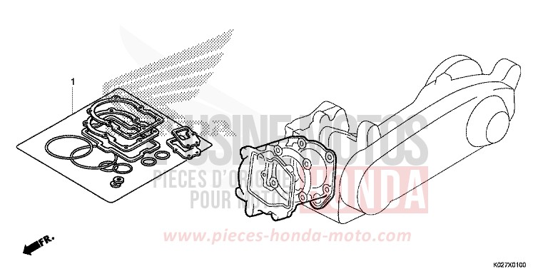 TROUSSE DE JOINT A de SH150i PEARL NIGHTSTAR BLACK (NHA84) 2014