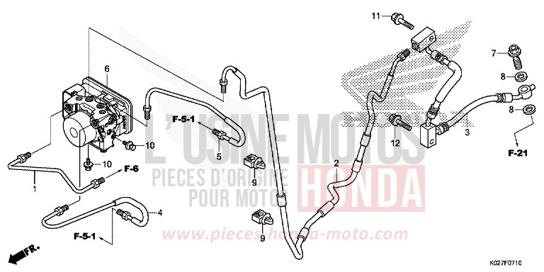 MODULATEUR ABS de SH150i MAT CYNOS GRAY METALLIC (NH312) 2014