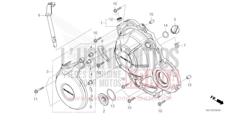 PANNEAU CARTER-MOTEUR D. de REBEL MAT DIM GRAY METALLIC (NHC34) 2025