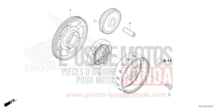 EMBRAYAGE DE DEMARRAGE de REBEL MAT DIM GRAY METALLIC (NHC34) 2025