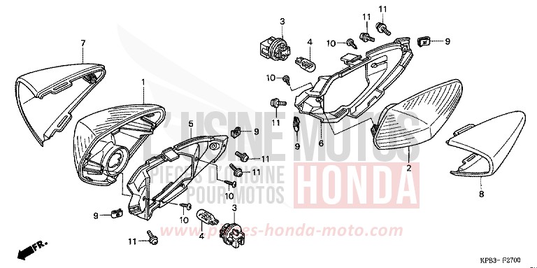 CLIGNOTANT de JAZZ CANDY GLORY RED-U (R101) de 2001