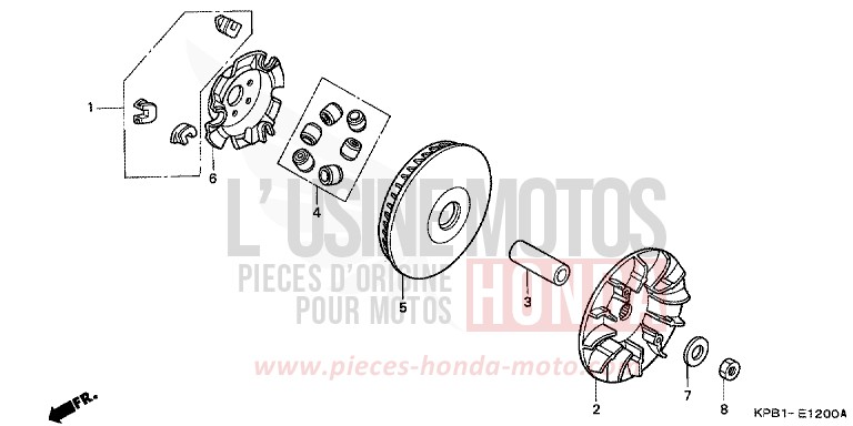 COTE SECONDAIRE de JAZZ LAPIS BLUE METALLIIC (PB257) de 2001