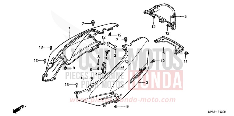 HOUSSE DE CARROSSERIE de JAZZ PURE BLACK (NH237) de 2001
