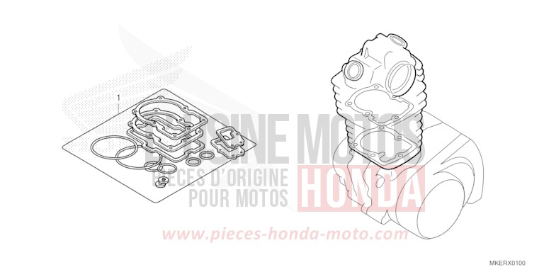 TROUSSE DE JOINT A de CRF450R EXTREME RED (R292) 2025