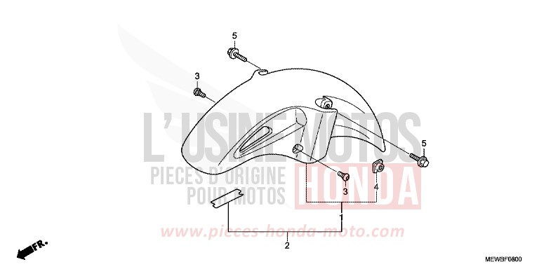 AILE AVANT de Deauville CARNELIAN RED METALLIC (R296) de 2011