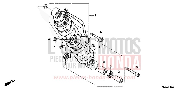 COUSSIN ARRIERE de Deauville SHASTA WHITE (NH138) de 2011