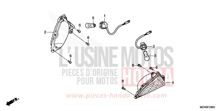 CLIGNOTANT de Deauville CARNELIAN RED METALLIC (R296) 2011