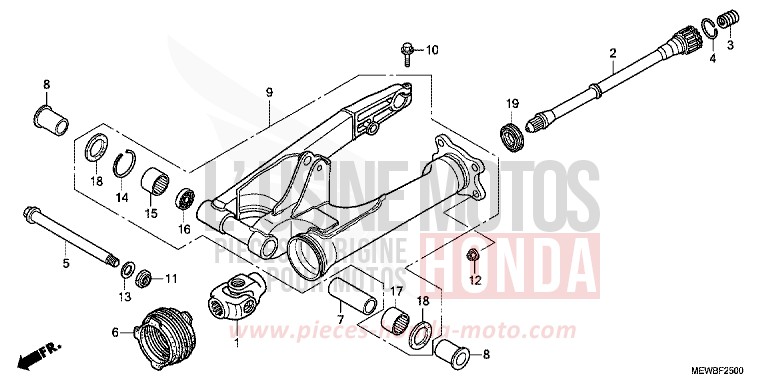 BRAS OSCILLANT de Deauville SPANGLE SILVER METALLIC (NHA49) de 2011