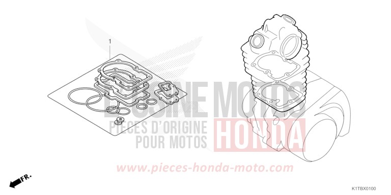 TROUSSE DE JOINT A de CRF300LA EXTREME RED (R292) 2025