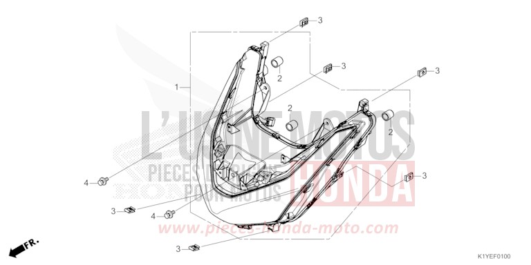 PROJECTEUR de PCX MAT DIM GRAY METALLIC (NHC34) 2025