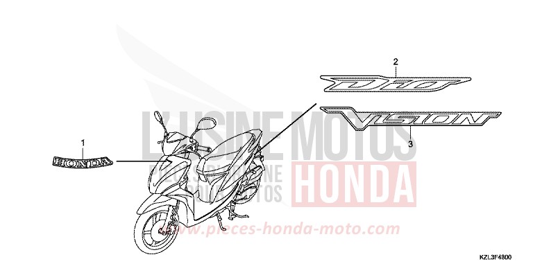 MARQUE de NSC110MPD PEARL WHITE (NHA20) 2012