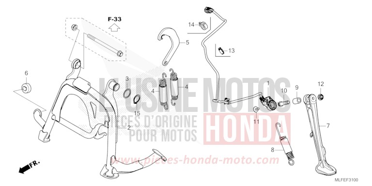 BEQUILLE de NT1100 IRIDIUM GRAY METALLIC (NHC65) de 2026