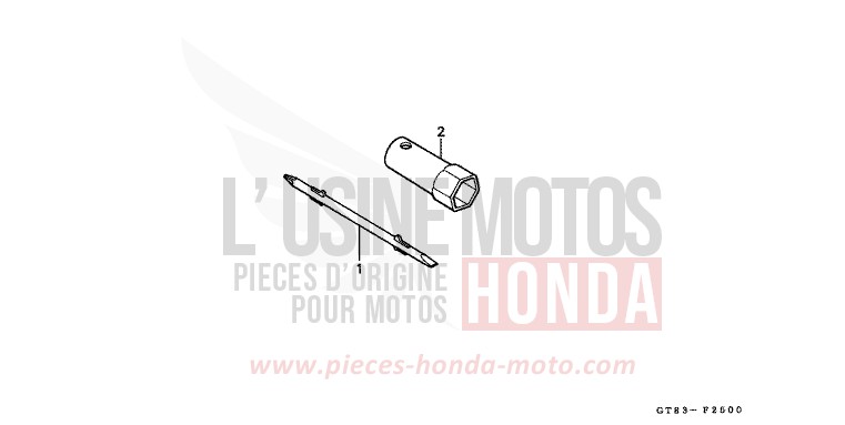 OUTILS de Wallaroo NOIR (NH1) de 1990