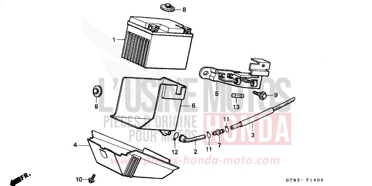 BATTERIE de Wallaroo MARTINET BLUE METALLIC (PB223) de 1990