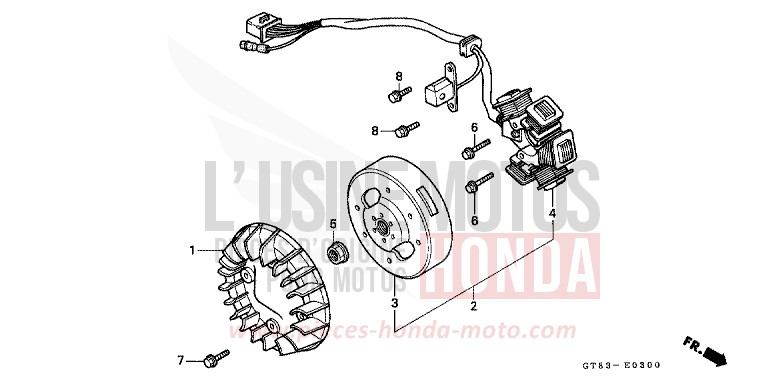 GENERATRICE de Wallaroo ROSS WHITE (NH196) de 1990