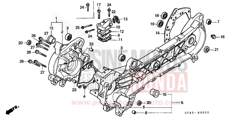 CARTER MOTEUR de Wallaroo SPACE BLUE (PB136) de 1990