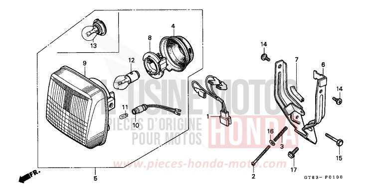 PROJECTEUR de Wallaroo SPACE BLUE (PB136) de 1990