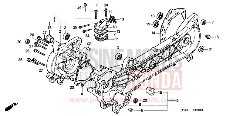 CARTER MOTEUR de Wallaroo BRUGGE PURPLE (RP122) de 1992