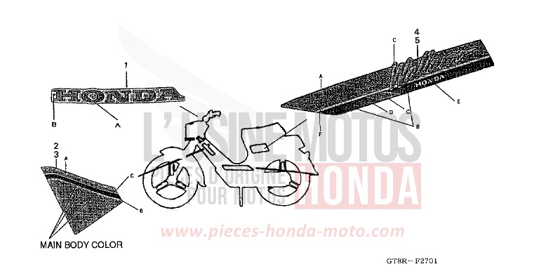 RAYURE/MARQUE (2) de Wallaroo GRACIOUS GOLD (YR164) de 1994