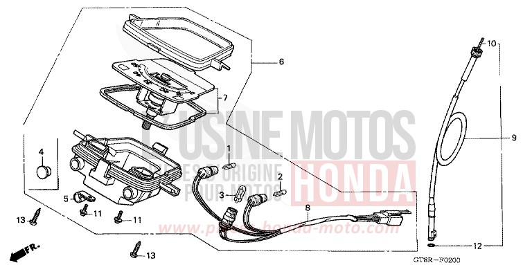 COMPTEUR de Wallaroo MARTINET BLUE METALLIC (PB223) de 1994