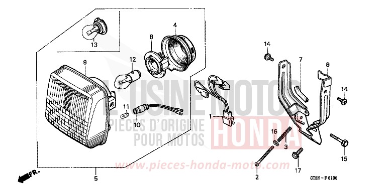 PROJECTEUR de Wallaroo BRUGGE MAROON (R189) de 1992