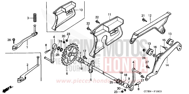 PEDALE/BIE. DE DEMARREUR DE KICK de Wallaroo CRICKET GREEN (G150) de 1992