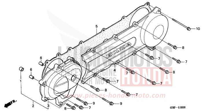 PANNEAU LATERAL GAUCHE de Wallaroo FLASH RED (R119) de 1993
