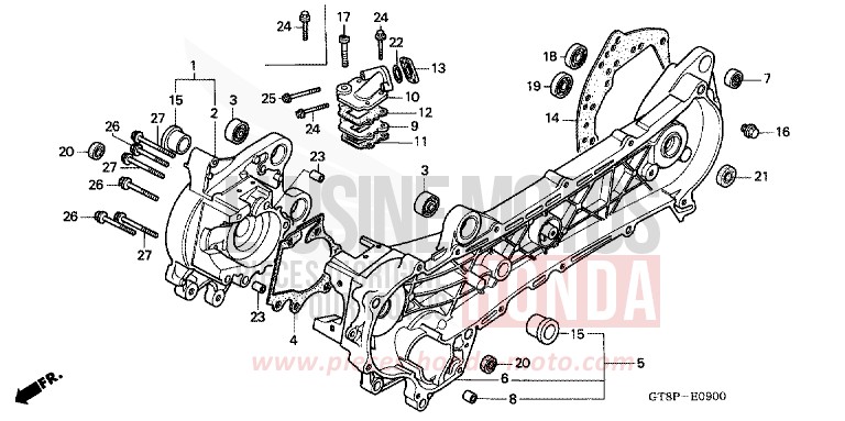 CARTER MOTEUR de Wallaroo FLASH RED (R119) de 1993