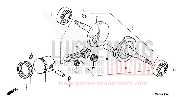 VILEBREQUIN/PISTON de Wallaroo FLASH RED (R119) de 1993