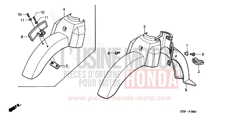 AILE AVANT de Wallaroo FLASH RED (R119) de 1993