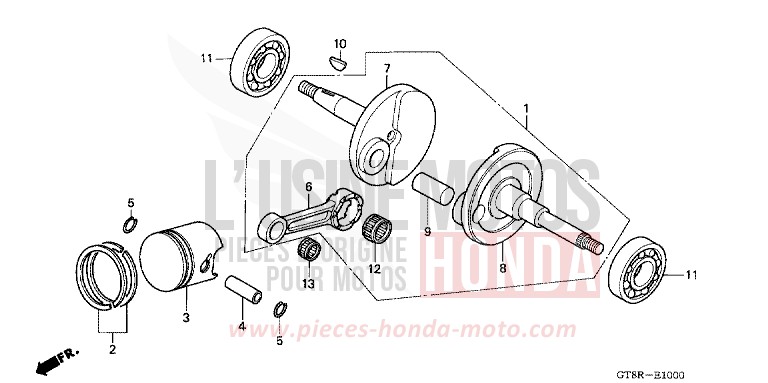 VILEBREQUIN/PISTON de Wallaroo NOIR (NH1) de 1994