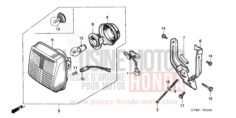 PROJECTEUR de Wallaroo FLASH RED (R119) de 1994