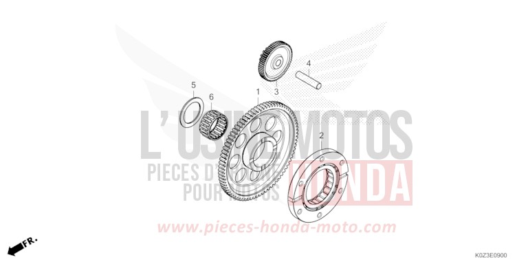 EMBRAYAGE DE DEMARRAGE de GB350S PUCO BLUE (B187) 2025