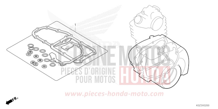 TROUSSE DE JOINT B de GB350S PUCO BLUE (B187) 2025