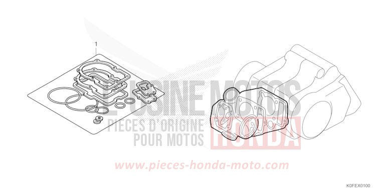 TROUSSE DE JOINT A de Monkey SHEEN SILVER METALLIC (NH364) 2025