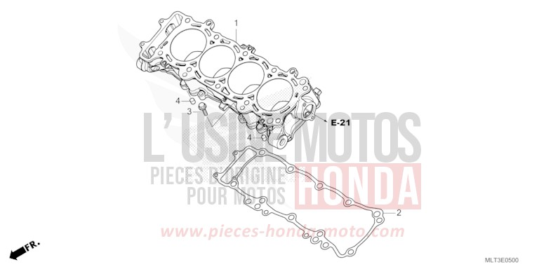 CYLINDRE de CB1000GT GRAND PRIX RED (R380) 2026