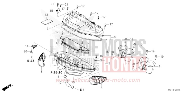 FILTRE A AIR de CB1000GT GRAND PRIX RED (R380) 2026