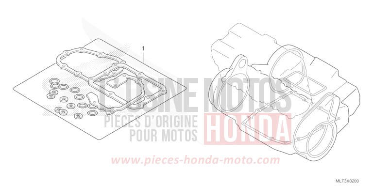 TROUSSE DE JOINT B de CB1000GT PEARL DEEP MUD GRAY (NHC47) 2026