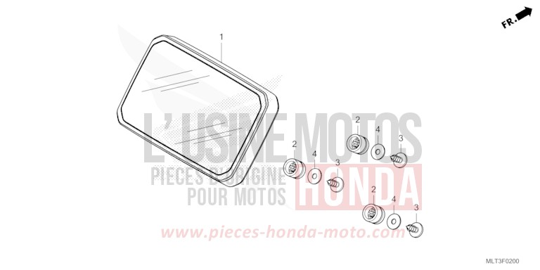 COMPTEUR de CB1000GT PEARL DEEP MUD GRAY (NHC47) 2026
