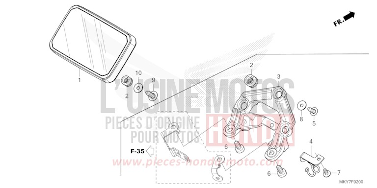 COMPTEUR de CB650R MAT GUNPOWDER BLACK METALLIC (NH436) de 2026