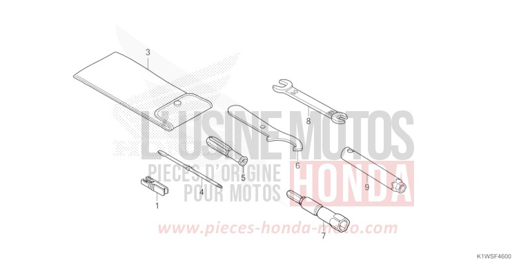 OUTILS de SH350i PEARL NEBBIA WHITE (NHC95) 2026