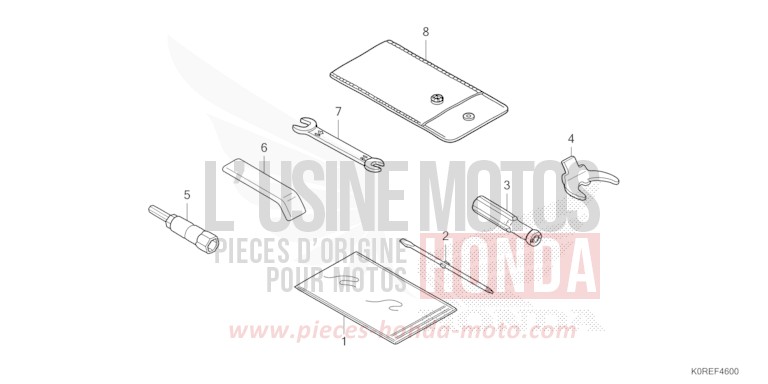OUTIL de SH125 MAT LUCENT SILVER METALLIC (NHC09) 2026