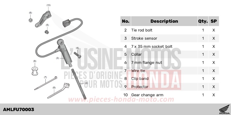 KIT,QUICK SHIFTER de NT1100 MAT JEANS BLUE METALLIC (PB417) 2024