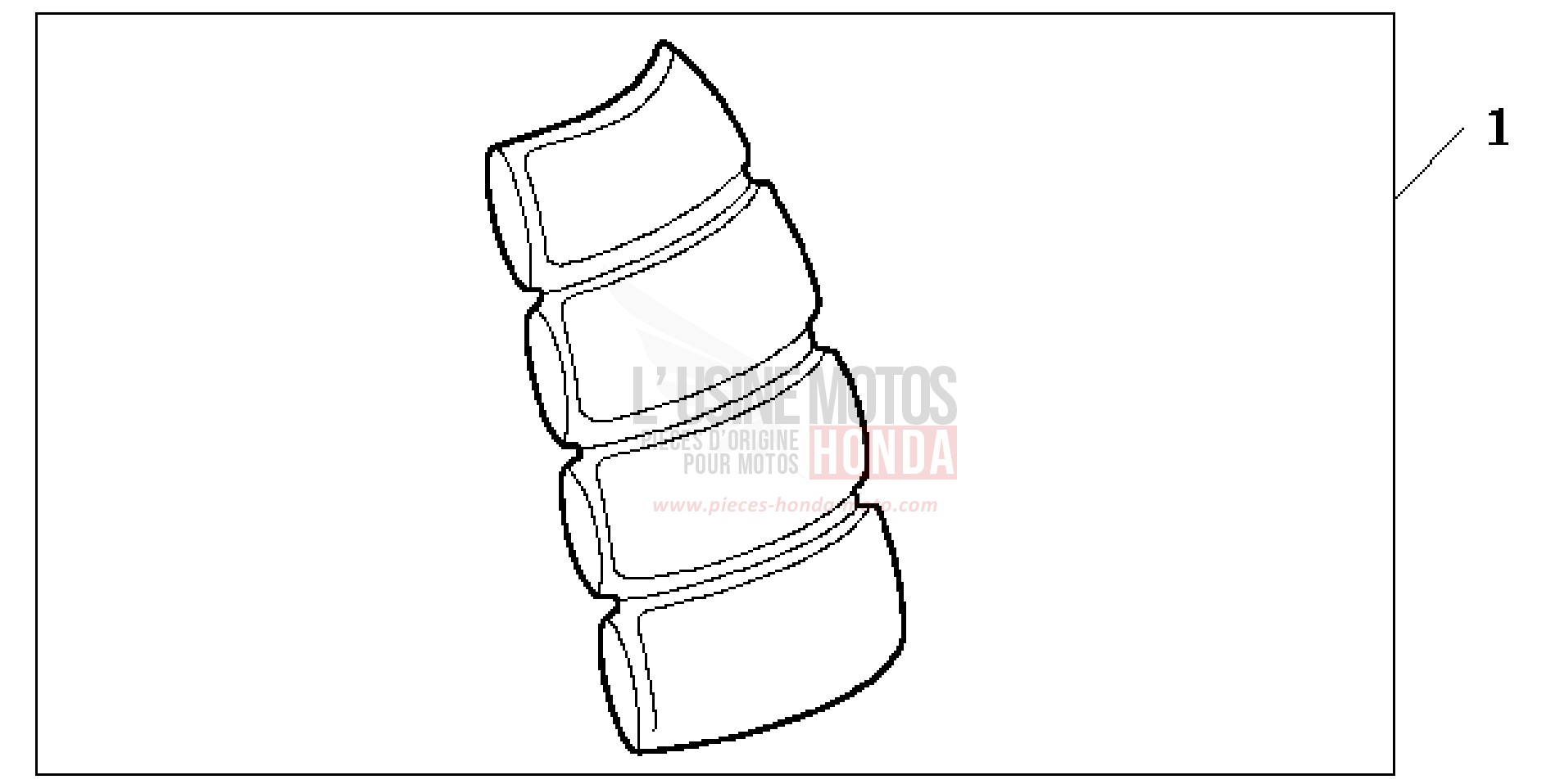 TANK PAD 2 de CBR600F NOIR (NH1) de 2001