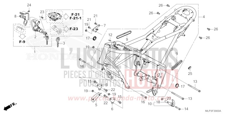 CARROSSERIE DE CHASSIS de CL500 MAT LAUREL GREEN METALLIC (G207) de 2025