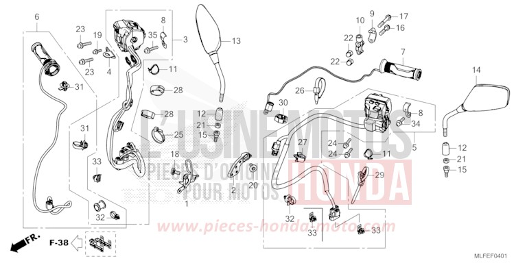 CONTACTEUR DE POIGNEE/MIROIR (NT1100D/DE) de NT1100 PEARL HAWKSEYE BLUE (PB409) 2026