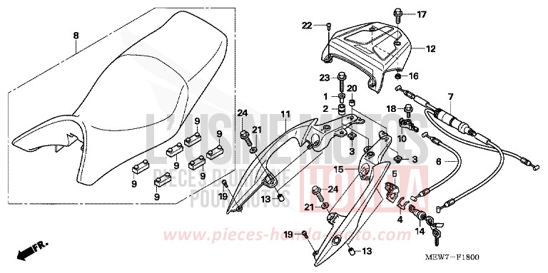 SIEGE de Deauville SHASTA WHITE (NH138) de 2010